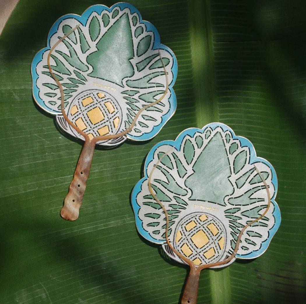 Waaier small pineapple - PU BU MÉ SU